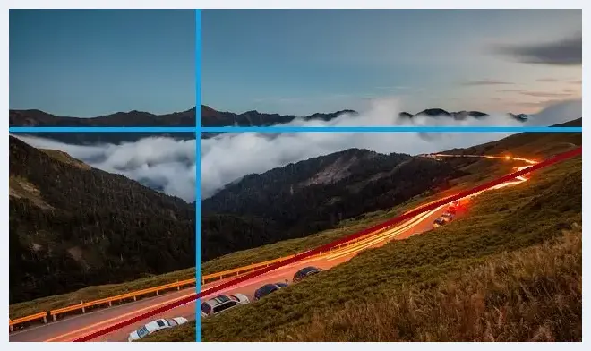 风景摄影中的三分法与井字构图 | 单反相机教学