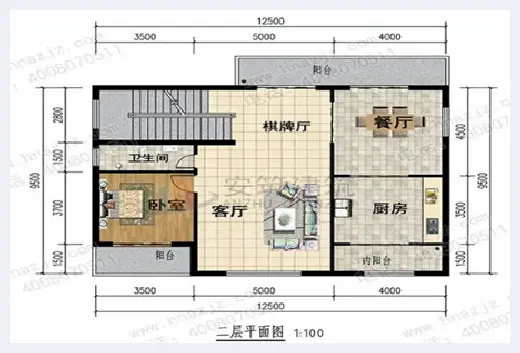 自建房知识 | 2020流行的8米x13米农村自建房图分享，快收藏不会错！ | 自建房知识