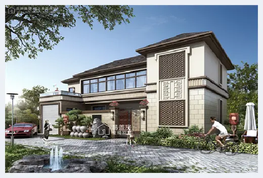 自建房常识 | 2021年新款农村二层别墅设计图，领居看了马上要图纸 | 自建房常识