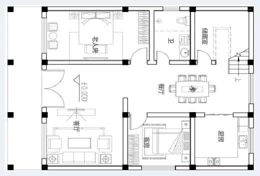 自建房百科 | 农村两层小别墅图纸，不足两百平的房子这样设计更好看 | 自建房百科