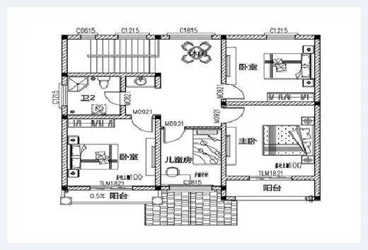 城市自建房 | 90平米2层别墅图纸，照着这样建准没错！ | 城市自建房