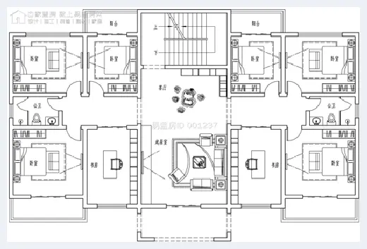 自建房 | 双拼共堂屋别墅设计图，隔壁家都羡慕哭了！ | 自建房