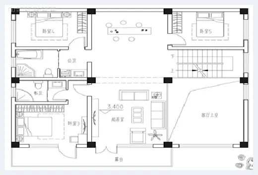 自建房百科 | 5间2层别墅设计图，在农村建一栋，绝对没人说土！ | 自建房百科