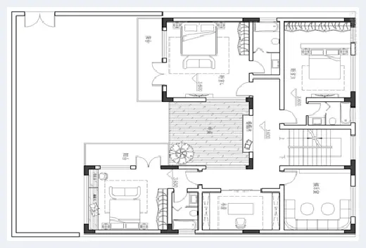 城市自建房 | ​中式别墅二层设计图纸，这里有农村最好看的两层楼 | 城市自建房