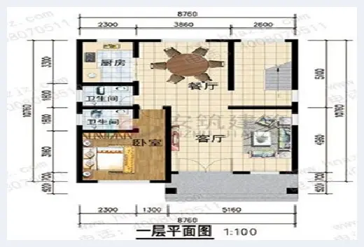 自建房知识 | 这五套9米乘9米农村自建房图纸，实用美观，良心推荐！ | 自建房知识