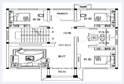 自建房资料 | 农村两层半建房图纸推荐，快来看看是不是你想要的！ | 自建房资料