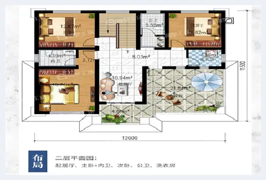 农村自建房 | 农村超实用双拼别墅设计，兄弟一块住别墅更快乐！ | 农村自建房