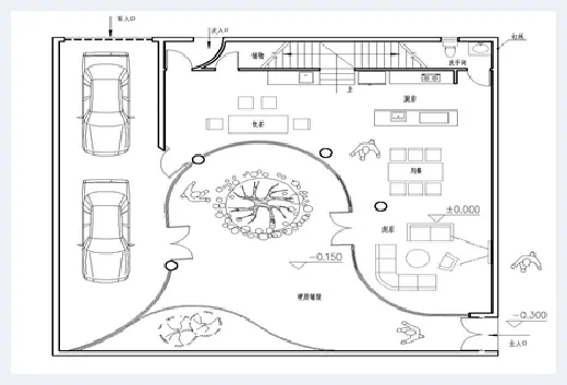 自建房学堂 | ​二层半带车库别墅图纸推荐，含全套施工图纸，看中了就建房！ | 自建房学堂