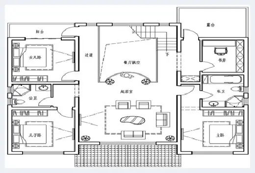 城市自建房 | 二层复式别墅设计彰显贵气，样式风格任你挑选！ | 城市自建房