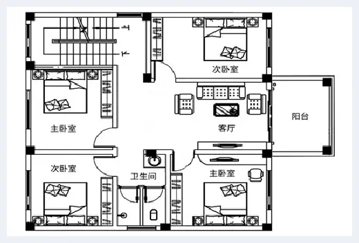 自建房常识 | 8x10米别墅设计图纸推荐，小户型也能兼具实用和时尚！ | 自建房常识