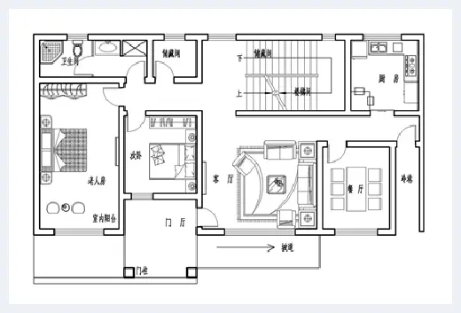 自建房百科 | 5间2层别墅设计图，在农村建一栋，绝对没人说土！ | 自建房百科