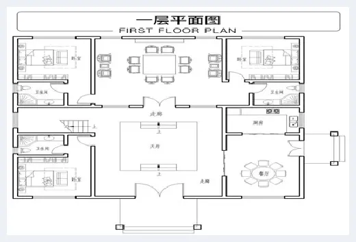 城市自建房 | 双拼别墅设计图纸精选，一家人建房这几套就够了！ | 城市自建房