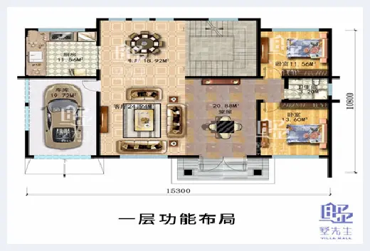 自建房学堂 | 农村二层半别墅设计图，第四款仅28万！ | 自建房学堂