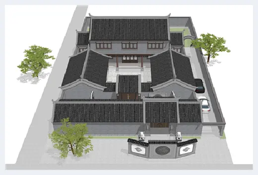 城市自建房 | ​中式别墅二层设计图纸，这里有农村最好看的两层楼 | 城市自建房