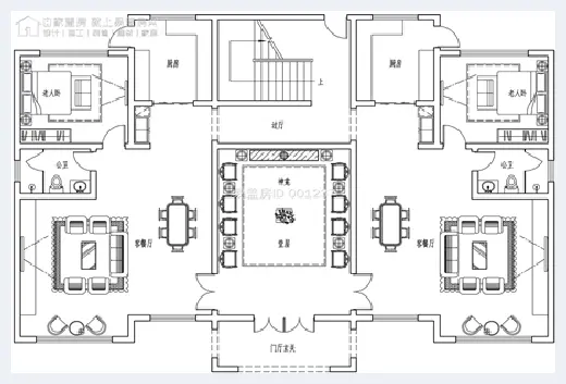 自建房 | 双拼共堂屋别墅设计图，隔壁家都羡慕哭了！ | 自建房