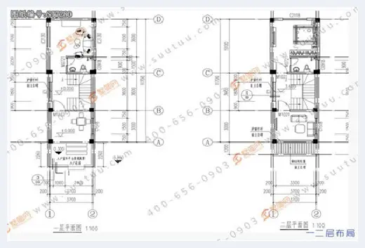 自建房百科 | 小型别墅设计图纸及效果图大全，第二套现代四层仅需18万！ | 自建房百科