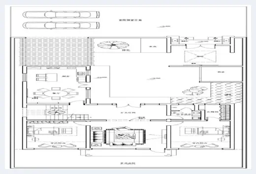 自建房学堂 | 二层砖混结构别墅图纸，露台加车库设计，农村建房必选！ | 自建房学堂