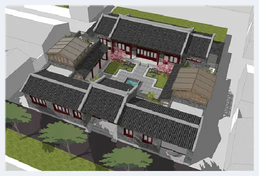 农村自建房 | 四合院别墅设计图，别致中式风这里有！ | 农村自建房