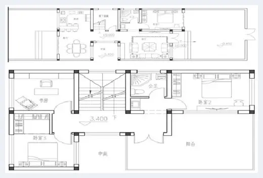 自建房百科 | 7x15农村自建房图纸推荐！面积小也能精致又实用 | 自建房百科