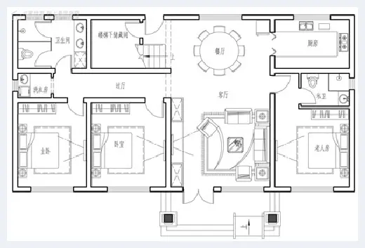 自建房百科 | 豪宅别墅图纸分享！低调的奢华才是真的壕无人性！ | 自建房百科