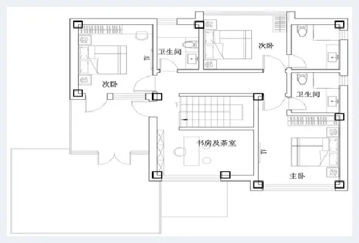 自建房学堂 | ​二层半带车库别墅图纸推荐，含全套施工图纸，看中了就建房！ | 自建房学堂