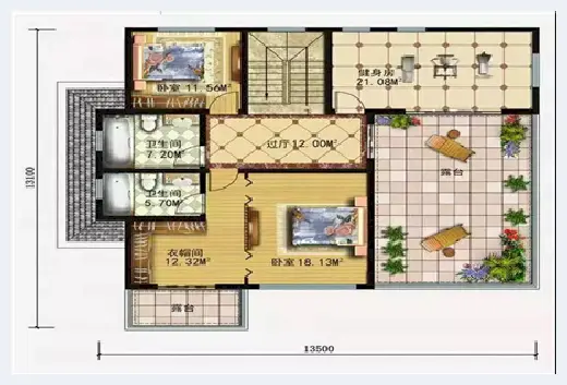 自建房知识 | ​2020三层独栋别墅设计图，坐拥超大露台，千万别错过！ | 自建房知识