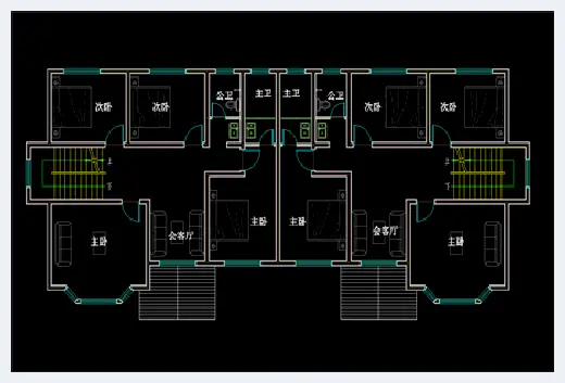 农村自建房 | 农村超实用双拼别墅设计，兄弟一块住别墅更快乐！ | 农村自建房