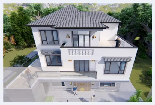 城市自建房 | ​农村三层别墅设计图纸分享，最后两套已落地建成，内附施工图！ | 城市自建房