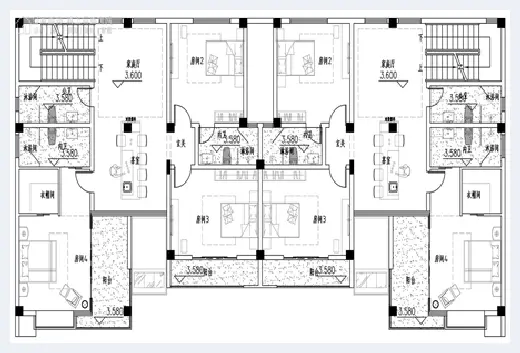 自建房学堂 | 双拼别墅图纸设计图，2020最新款兄弟双拼房屋户型图 | 自建房学堂