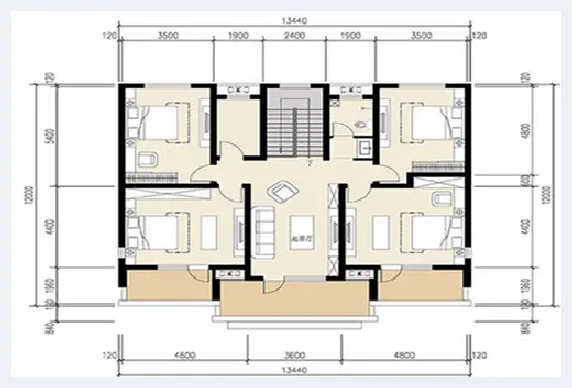 自建房教程 | 二层半带露台别墅图纸，有了这几款建房不愁了！ | 自建房教程