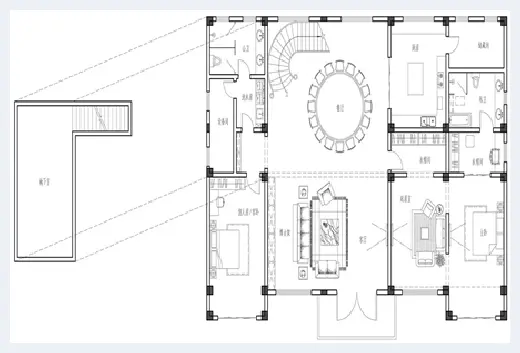 自建房常识 | ​二层半别墅图纸怎么设计好看？这几套图纸不可错过 | 自建房常识