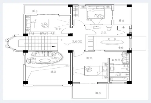 自建房百科 | 5间2层别墅设计图，在农村建一栋，绝对没人说土！ | 自建房百科