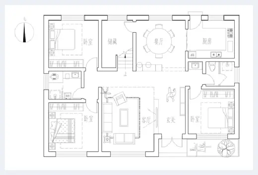 自建房指南 | ​农村二层别墅图纸大全，2020最新款别墅图纸分享 | 自建房指南