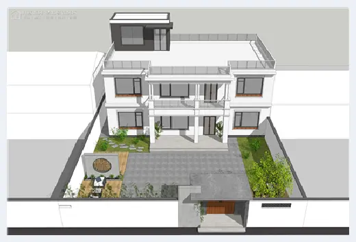 自建房科普 | 二层别墅图纸设计大全，新农村自建房施工效果图详解 | 自建房科普