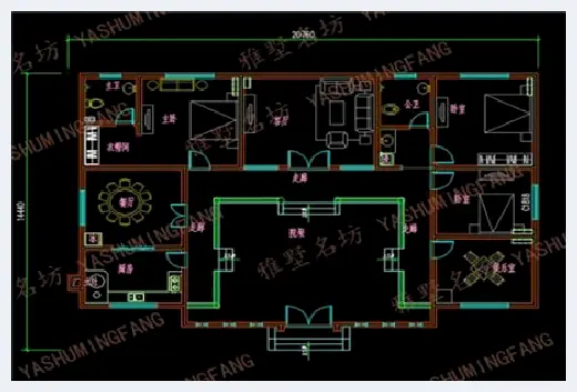 自建房学堂 | 6套新农村自建房1层户型图推荐，看过的都收藏了！ | 自建房学堂