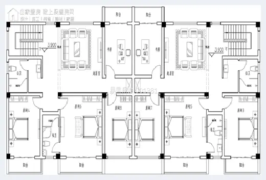 自建房 | 双拼共堂屋别墅设计图，隔壁家都羡慕哭了！ | 自建房