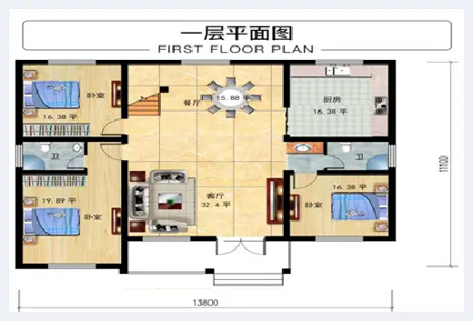 农村自建房 | 一层带阁楼别墅图纸怎么设计？这有五套高精尖图纸奉上！ | 农村自建房