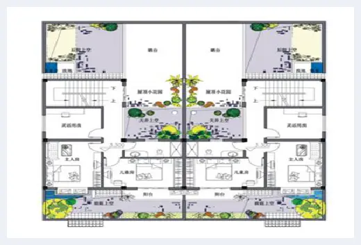 农村自建房 | 二层双拼别墅图纸推荐，兄弟就该一起建套这样的！ | 农村自建房