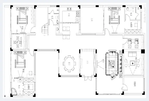 自建房科普 | ​中式别墅图纸设计图分享，最美宅院都在这 | 自建房科普