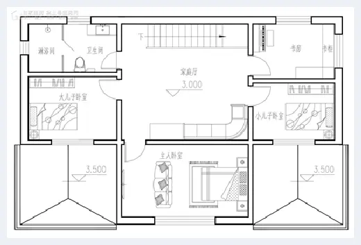 自建房资料 | ​农村自建房两层半设计效果图大全，最流行的户型都在这里 | 自建房资料