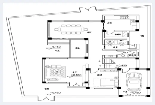 自建房百科 | 2021年农村新中式四层别墅设计，自带地下室超实用！ | 自建房百科