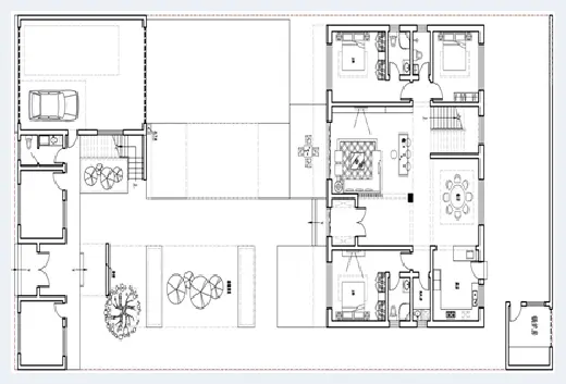 农村自建房 | ​二层别墅图纸设计大全，有车库有庭院，太适合养老了！ | 农村自建房