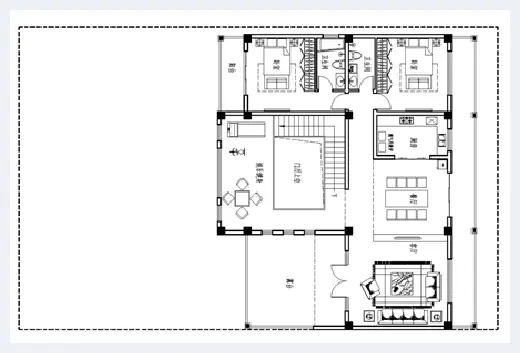 自建房学堂 | ​二层半带车库别墅图纸推荐，含全套施工图纸，看中了就建房！ | 自建房学堂