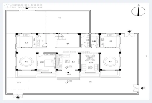 自建房 | 双拼共堂屋别墅设计图，隔壁家都羡慕哭了！ | 自建房