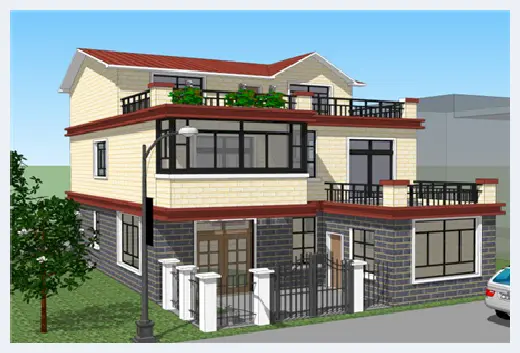 城市自建房 | 错过这五套12X14农村自建房设计图，感觉亏了一个亿！ | 城市自建房