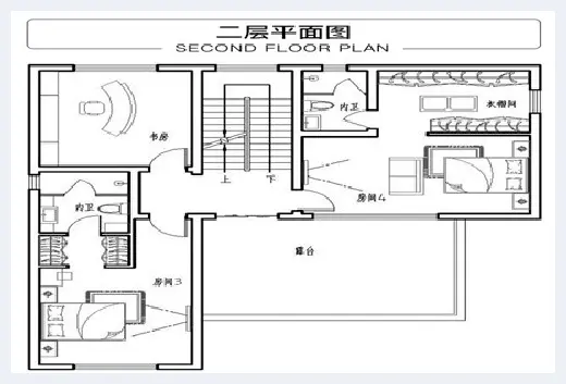 自建房教程 | 二层半带露台别墅图纸，有了这几款建房不愁了！ | 自建房教程