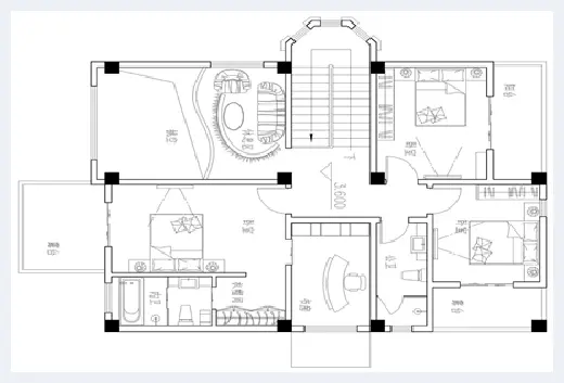 自建房资料 | 二层小别墅图纸怎么设计？小面积也有精致感！ | 自建房资料