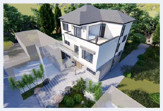 城市自建房 | ​农村三层别墅设计图纸分享，最后两套已落地建成，内附施工图！ | 城市自建房