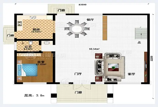 农村自建房 | 12米深14米宽农村自建房设计图推荐，大家看了都说好！ | 农村自建房