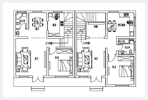 自建房指南 | 二层双拼别墅设计图纸大全，兄弟俩合建首选 | 自建房指南